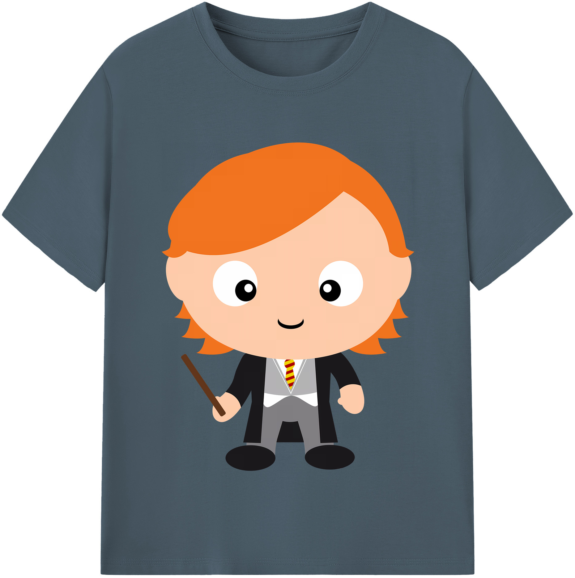 （画像用） Harry Potter ハリー・ポッターシリーズ 綿100％半袖Tシャツ（フロントプリント）